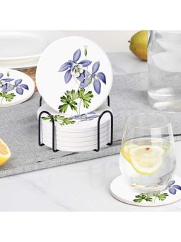 UMAI - Multi-Color Sov006-Pur Coaster (Pack of 6)