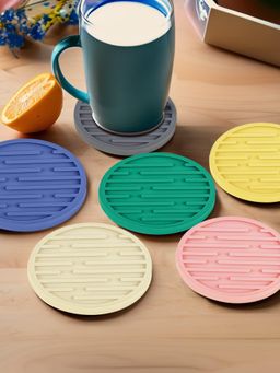 UMAI - Multi-Color Dsh002-Pnk Coaster (Pack of 6)