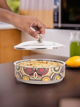 UMAI - P4 Ss Roti Casserole with Glass Lid - 1500Ml