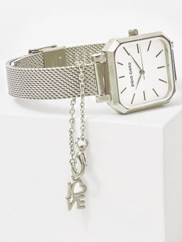 Pipa Bella by Nykaa Fashion - Silver-Plated Love Watch Charm