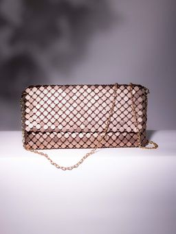 Inc.5 - Women's Gold Embellished Clutch