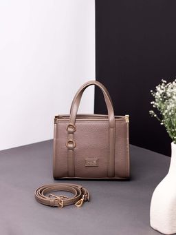 Inc.5 - Women's Coffee Brown Solid Sling Bag