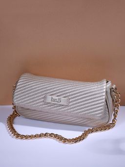 Inc.5 - Women's Gold Textured Sling Bag