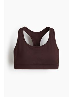 H&M - Women Brown Medium Support Sports bra with SoftMove