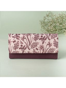 Strokes by Namrata Mehta - Sepia Spring Blooms Clutch Wallet