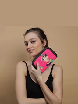 Gonecase - Indian Frida Kahlo Canvas Printed Wallet