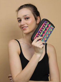 Gonecase - Dhaka Canvas Geometric Printed Wallet