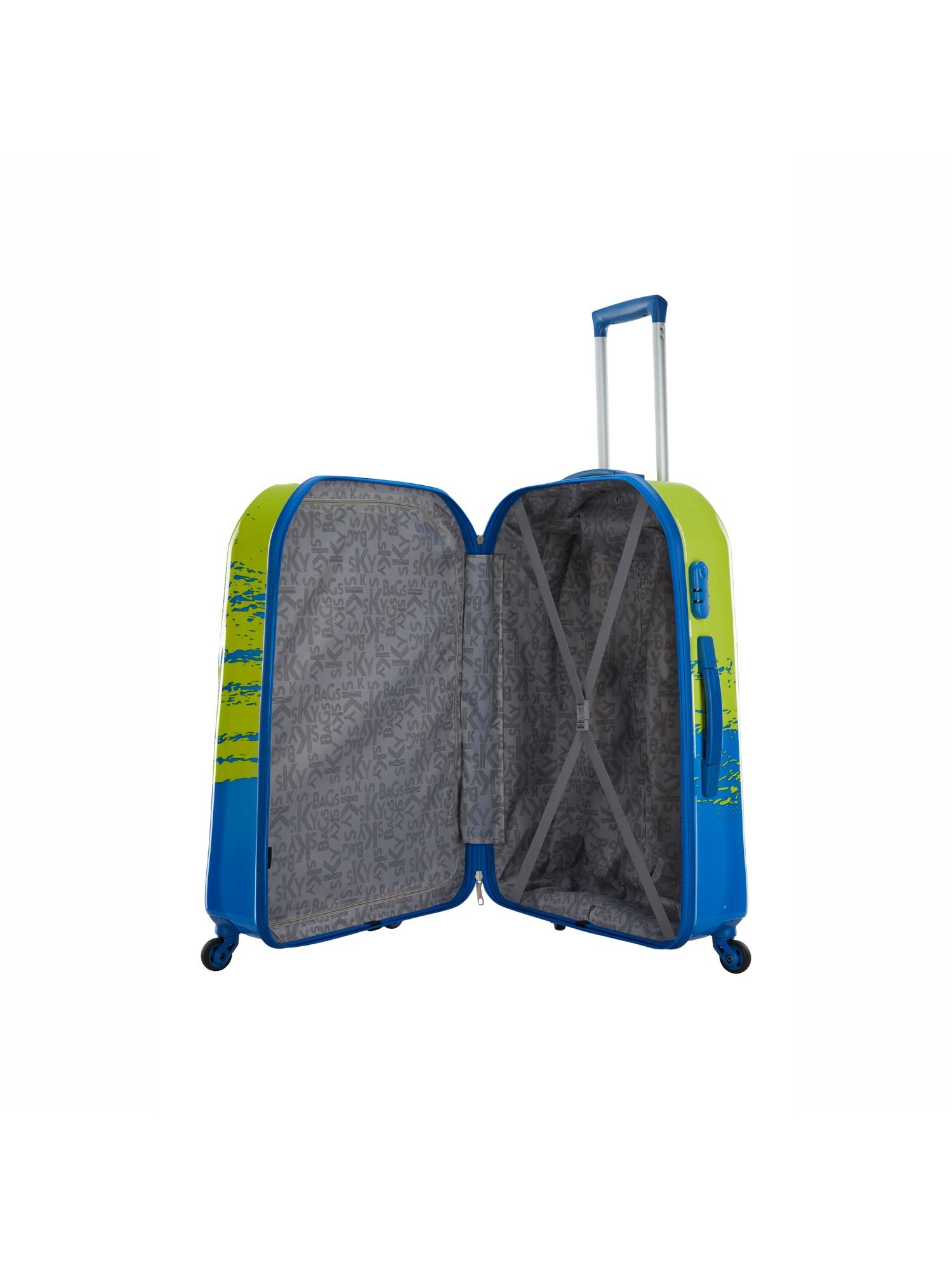 Buy Skybags Horizon Strolly 75 360° - E Green Blue (L) Online