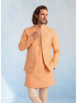Bubber Couture - Imperial Diamond Peach Open Jacket