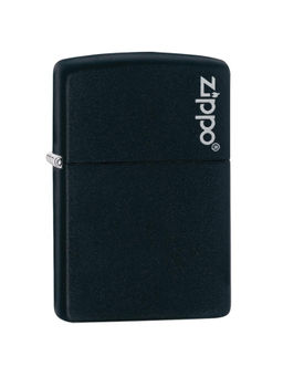 Zippo - Classic Black Matte with Logo Windproof Pocket Lighter