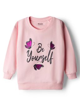 Honeyhap - Pink Printed Sweatshirt