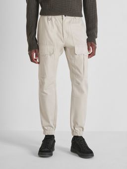Antony Morato - Men Off White Blended Solid Regular Fit Pant