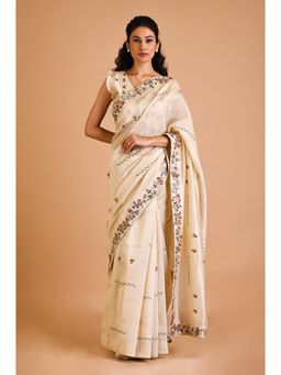 MITYAN - Daffodil Saree with Stitched Blouse