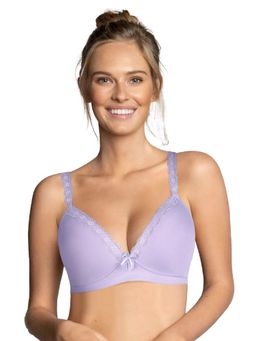 Shyaway - Taabu Full Coverage Wirefree Lace Strap Everyday Padded Bra- Skin