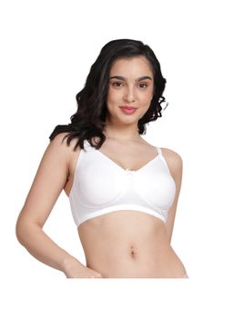 Shyaway - Women White Non Padded Wirefree Full Coverage Everyday Bra