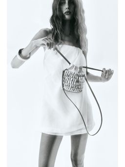 H&M - Women Beige Crossbody Bucket Bag
