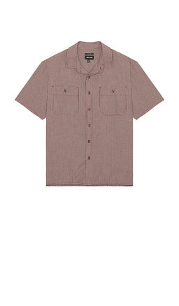 Brixton - Micro Plaid Relaxed Short Sleeve Shirt