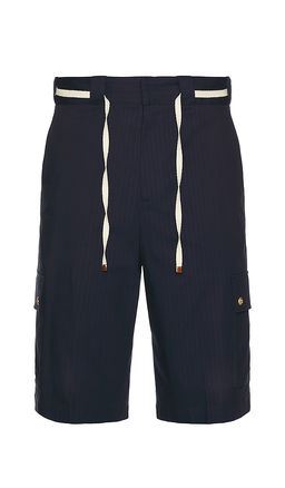 Dr le De Monsieur - Drole De Monsieur Workwear Chevron Shorts