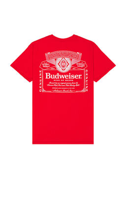 Junk Food - Budweiser Label Tee