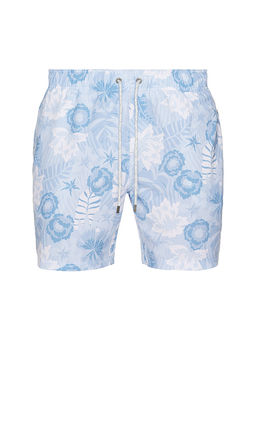 Vintage Summer - Seersucker Stretch Volley Swim Short