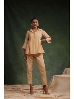 CHARU MAKKAR - Beige Diva Co-Ord (Set of 3)