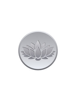 Pipa Bella by Nykaa Fashion - Lotus 10GM 999 Purity Silver Coin by Dew