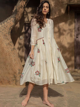 Dressfolk - Off White Balloon Dress