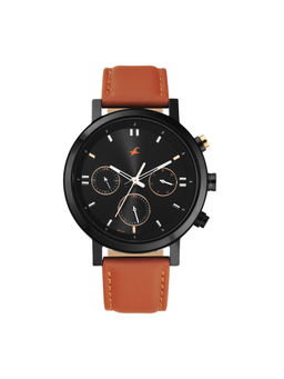 Fastrack - Tick Tock 3.0 Black Dial Analog Watch for Men 3287KL01 (Large)
