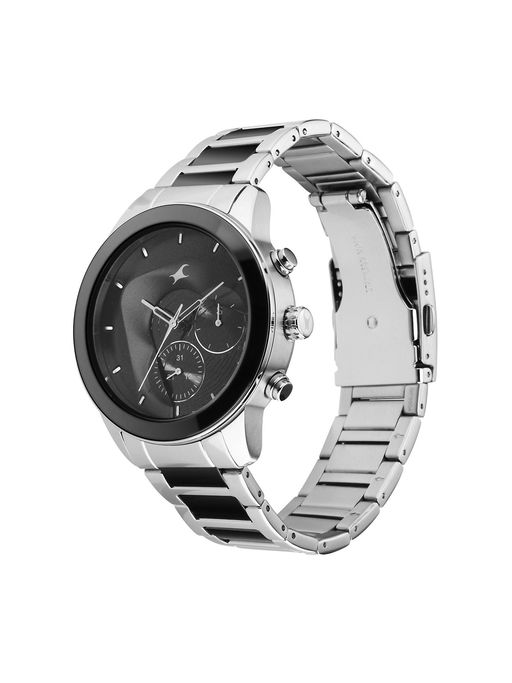 White Dial Fastrack Big Dial Watches For Mens Buy Fastrack Black