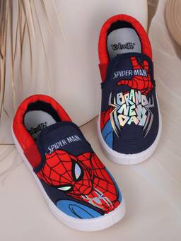 Kidsville - Official Marvel Spider-Man Casual Canvas Slip-On Loafer