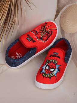 Kidsville - Official Marvel Spider-Man Casual Canvas Slip-On Loafer