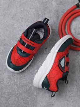 Kidsville - Official Marvel Spiderman Sneakers with Adjustable Velcro Strap