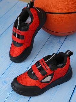 Kidsville - Official Marvel Spiderman Sneakers with Adjustable Velcro Strap