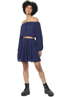ONLY - Women Solid Blue Top