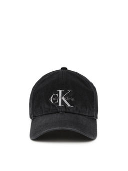 Calvin Klein - Logo Charcoal Cotton Baseball Cap