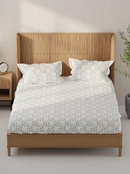 KOPA - Microfibre Fitted Sheet and Pillow Covers Brown (Double)