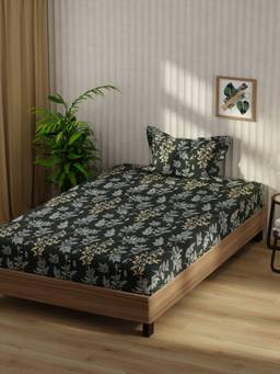 KOPA - Microfibre Single Bedsheet with Pillow Cover Olive (Single)