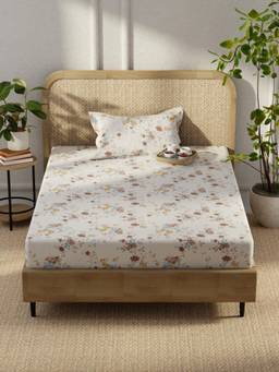 KOPA - Microfibre Single Bedsheet with Pillow Cover Multi-Color (Single)