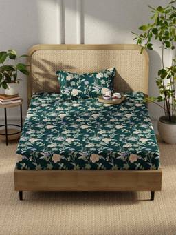 KOPA - Microfibre Single Bedsheet with Pillow Cover Green (Single)