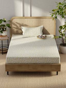KOPA - Microfibre Single Bedsheet with Pillow Cover Multi-Color (Single)