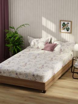 KOPA - Microfibre Double Bedsheet with Pillow Covers Multi-Color (King)