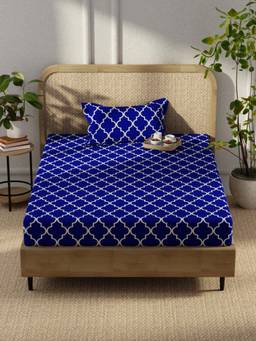 KOPA - Microfibre Single Bedsheet with Pillow Cover Blue (Single)