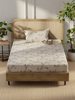 KOPA - Microfibre Single Bedsheet with Pillow Cover Multi-Color (Single)