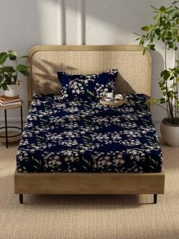 KOPA - Microfibre Single Bedsheet with Pillow Cover Multi-Color (Single)