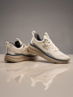 LIBERTY - LEAP7X ACTO113E Beige Sports Lacing Running Shoes for Men
