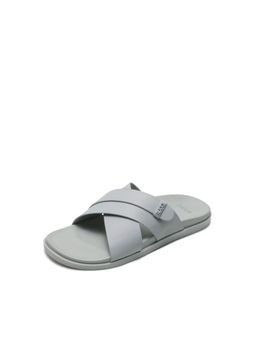 Rare Rabbit - Men Mave Light Grey Leather Sandals
