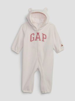 GAP - Pink Cotton Solid Casual Romper