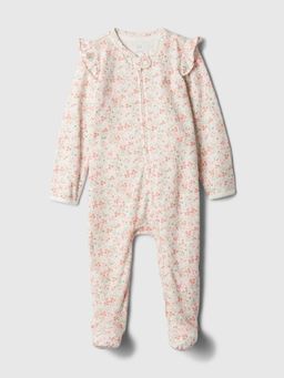 GAP - Peach Cotton Floral Casual Romper