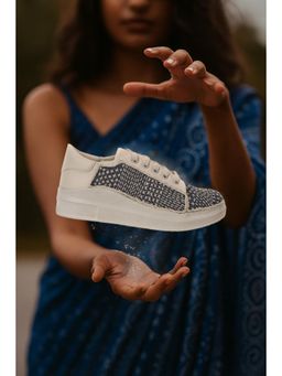 The Saree Sneakers - Denim Katha Sneakers