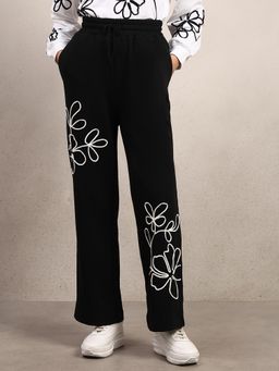 VERO MODA - Floral Embroidered Trouser
